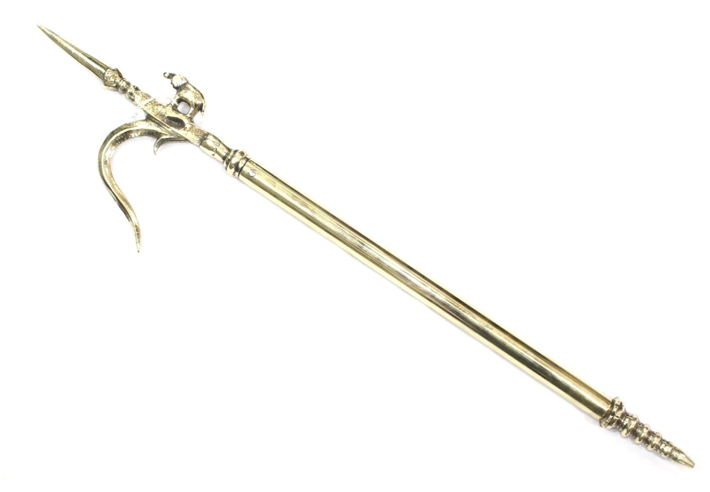 Axe Elephant Controller Ankush Steel Brass Handmade 24 inch W 622